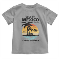Gulf of Mexico Forever Since 1550 Toddler T Shirt Golfo De Mexico Para Siempre Retro Beach