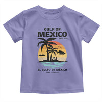 Gulf of Mexico Forever Since 1550 Toddler T Shirt Golfo De Mexico Para Siempre Retro Beach
