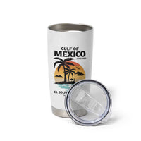 Gulf of Mexico Forever Since 1550 Tumbler Cup Golfo De Mexico Para Siempre Retro Beach