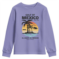 Gulf of Mexico Forever Since 1550 Youth Sweatshirt Golfo De Mexico Para Siempre Retro Beach