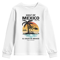 Gulf of Mexico Forever Since 1550 Youth Sweatshirt Golfo De Mexico Para Siempre Retro Beach