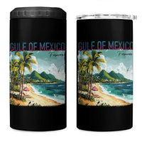 Gulf of Mexico Forever 4 in 1 Can Cooler Tumbler Retro Beach