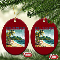 Gulf of Mexico Forever Ceramic Ornament Retro Beach - Wonder Print Shop