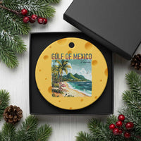 Gulf of Mexico Forever Ceramic Ornament Retro Beach - Wonder Print Shop