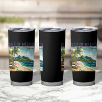 Gulf of Mexico Forever Tumbler Cup Retro Beach
