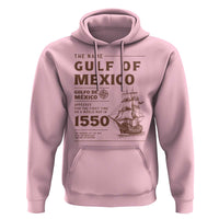 Gulf of Mexico Name Origin 1550 Hoodie Sailing Ship Retro Vintage