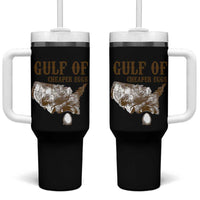 Gulf of Cheaper Eggs Tumbler With Handle Gulf of Mexico