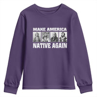 Make America Native Again Youth Sweatshirt Native American Indians Indigenous