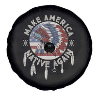 Make America Native Again Spare Tire Cover Indigenous Peoples Pride USA Flag