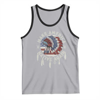 Make America Native Again Tank Top Indigenous Peoples Pride USA Flag
