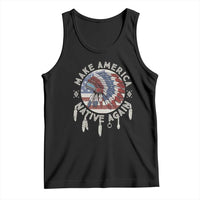 Make America Native Again Tank Top Indigenous Peoples Pride USA Flag