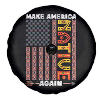 Make America Native Again Spare Tire Cover Indigenous Pride Cultural Heritage USA Flag