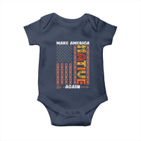 Make America Native Again Baby Onesie Indigenous Pride Cultural Heritage USA Flag