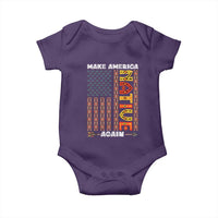 Make America Native Again Baby Onesie Indigenous Pride Cultural Heritage USA Flag
