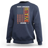 Make America Native Again Sweatshirt Indigenous Pride Cultural Heritage USA Flag
