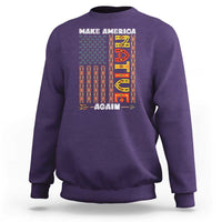 Make America Native Again Sweatshirt Indigenous Pride Cultural Heritage USA Flag