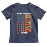 Make America Native Again Toddler T Shirt Indigenous Pride Cultural Heritage USA Flag