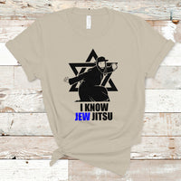 Funny Jiu Jitsu T Shirt Jiu Jitsu Pun Joke I Know Jew Jitsu For Jewish Martial Arts Jewish Man - Wonder Print Shop