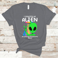 Funny Alien T Shirt Funny Alien I Identify As An Alien Preferred Pronoun LGBTQ+ - Wonder Print Shop