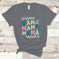 Retro Mama T Shirt Mothers Day Retro Groovy Mama Matching Family Party Women - Wonder Print Shop