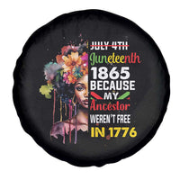 Juneteenth Spare Tire Cover July 4th Juneteenth 1865 Black History Afro Black Queen