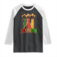 Juneteenth 1865 Raglan Shirt Beautiful Black Women Melanin