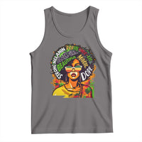 Afro Black Queen Magic Tank Top Beautiful Strong Melanin Poppin' Choc-lit Dope