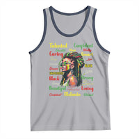 Melanin Locs Girl Tank Top Dreadlock Black Pride African American