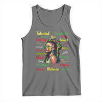 Melanin Locs Girl Tank Top Dreadlock Black Pride African American