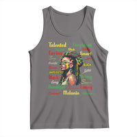 Melanin Locs Girl Tank Top Dreadlock Black Pride African American