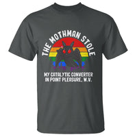 Funny Mothman T Shirt The Mothman Stole My Catalytic Converter In Point Cryptid - Wonder Print Shop