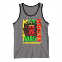 Juneteenth 1865 Is My Independence Day Tank Top Freedom Lion King
