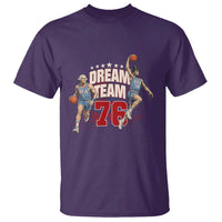 Dream Team 76 Founding Fathers Playing Basketball T Shirt Funny George Washington Abraham Lincoln Patriotic Sports Fan
