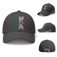 Algeria Amazigh Berber Yaz Symbol Algerian Flag Heritage Graphic Baseball Cap Traditional North African Tribal Culture Art