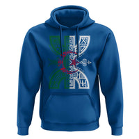 Algeria Amazigh Berber Yaz Symbol Algerian Flag Heritage Graphic Hoodie Traditional North African Tribal Culture Art