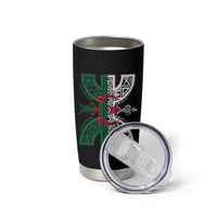 Algeria Amazigh Berber Yaz Symbol Algerian Flag Heritage Graphic Tumbler Cup Traditional North African Tribal Culture Art