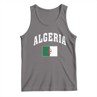 Classic Algeria Varsity Athletic Style Tank Top Proud Patriotic Algerian Flag