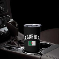 Classic Algeria Varsity Athletic Style Tumbler Cup Proud Patriotic Algerian Flag