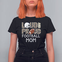 Football Mom T Shirt For Women Loud And Proud Football Mom Rugby Helmet - Wonder Print Shop