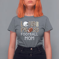 Football Mom T Shirt For Women Loud And Proud Football Mom Rugby Helmet - Wonder Print Shop