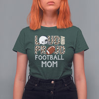Football Mom T Shirt For Women Loud And Proud Football Mom Rugby Helmet - Wonder Print Shop