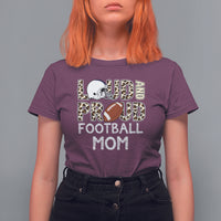 Football Mom T Shirt For Women Loud And Proud Football Mom Rugby Helmet - Wonder Print Shop