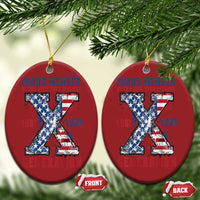 Generation X Christmas Ornament Proud Member Of The F Your Feelings Gen X 1965 1981 American Flag - Wonder Print Shop