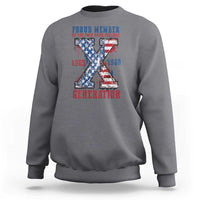 X Generation Sweatshirt Proud Member Of The F Your Feelings Gen X 1965 1981 American Flag - Wonder Print Shop