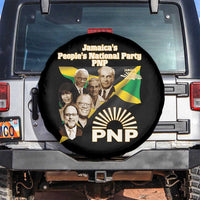 Jamaica People's National Party PNP Supporter Spare Tire Cover Patriotic Political Leaders Tribute Jamaican Flag - Wonder Print Shop