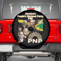 Jamaica People's National Party PNP Supporter Spare Tire Cover Patriotic Political Leaders Tribute Jamaican Flag - Wonder Print Shop