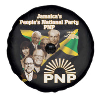Jamaica People's National Party PNP Supporter Spare Tire Cover Patriotic Political Leaders Tribute Jamaican Flag - Wonder Print Shop