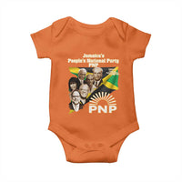 Jamaica People's National Party PNP Supporter Baby Onesie Patriotic Political Leaders Tribute Jamaican Flag - Wonder Print Shop