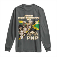 Jamaica People's National Party PNP Supporter Long Sleeve Shirt Patriotic Political Leaders Tribute Jamaican Flag - Wonder Print Shop