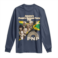 Jamaica People's National Party PNP Supporter Long Sleeve Shirt Patriotic Political Leaders Tribute Jamaican Flag - Wonder Print Shop